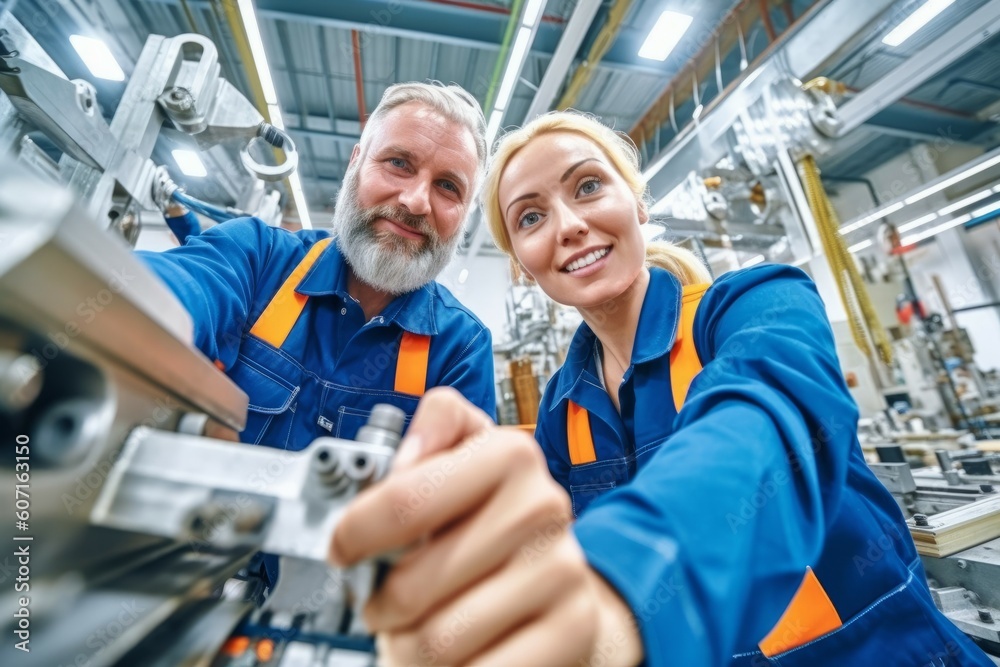 A group of engineers at work. AI generated, human enhanced A group of engineers at work. AI generated, human enhanced