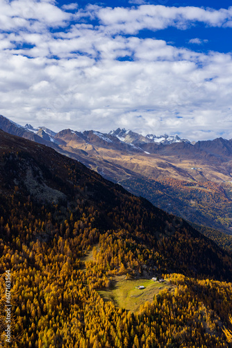 Landscape near Timmelsjoch - high Alpine road  Oetztal valley  Austria