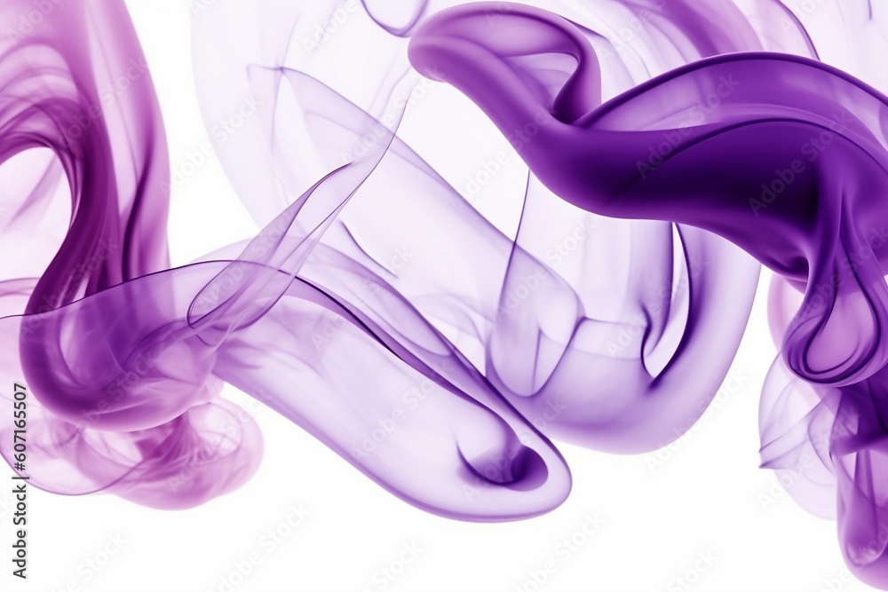 A Purple and White Abstract Masterpiece A Purple and White Abstract Masterpiece