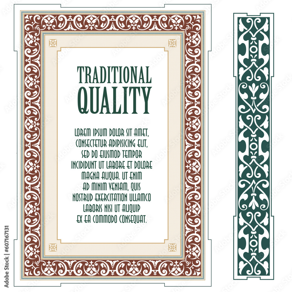 Obraz premium Vector template flyer, invitations or greeting card.