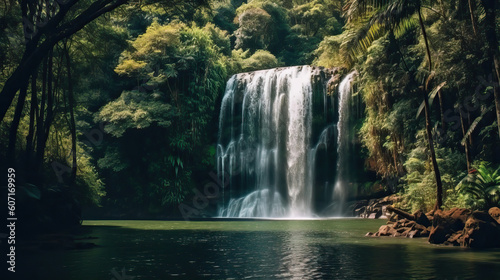 Wasserfall in den Tropen