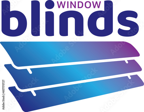 window blinds logo design for company 