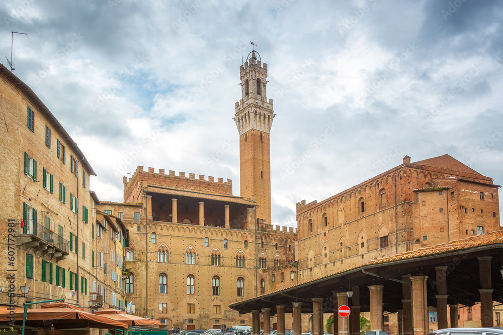 Mangia Tower in Siena, Italy
