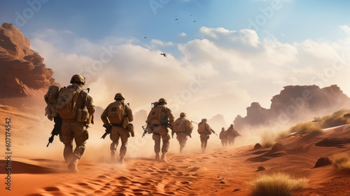 Special Forces Soldiers at Desert © Damian Sobczyk