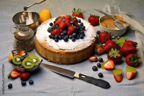 make Fantastic fruite cake in the kitchen stuff food photography