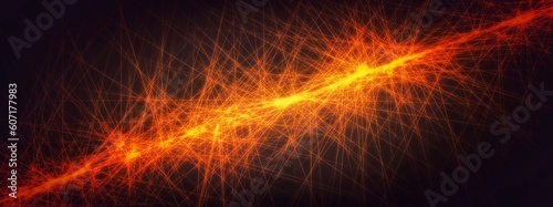 Abstract background with flying sparks