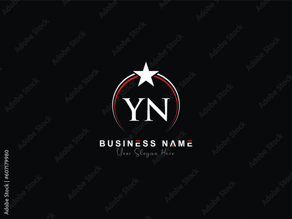 Abstract Yn Logo Image, Initial Alphabet Yn y n Letter Logo For Your Business - obrazy, fototapety, plakaty 