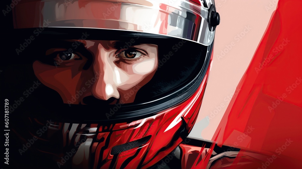 Formula 1 Drivers, Generative AI, Illustration Formula 1 Drivers, Generative AI, Illustration