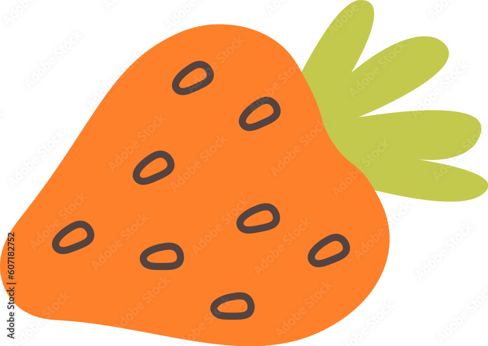 Obraz premium Strawberry Fruit Icon
