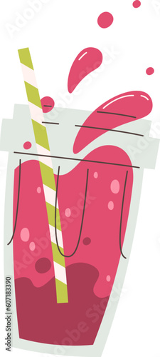 Fruit Smoothie Glass