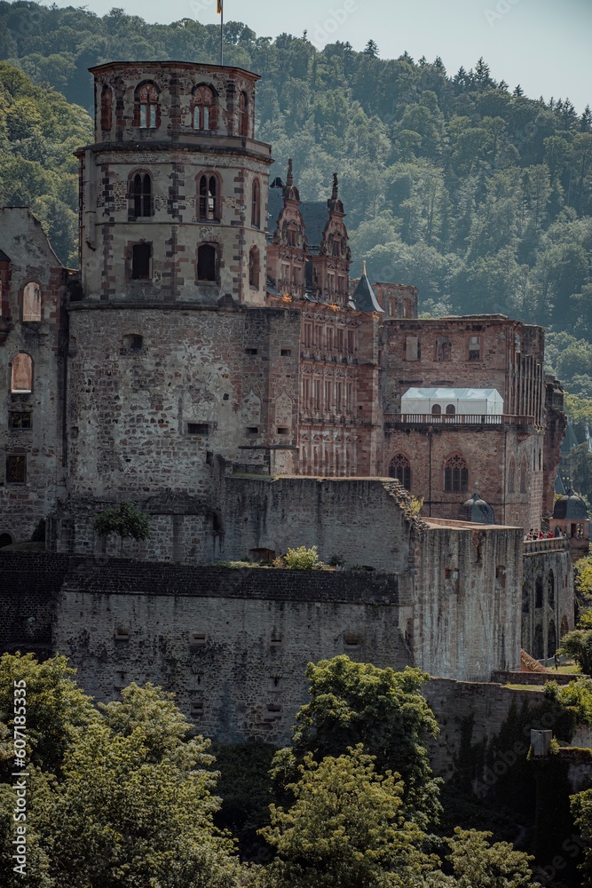 old castle in the mountains