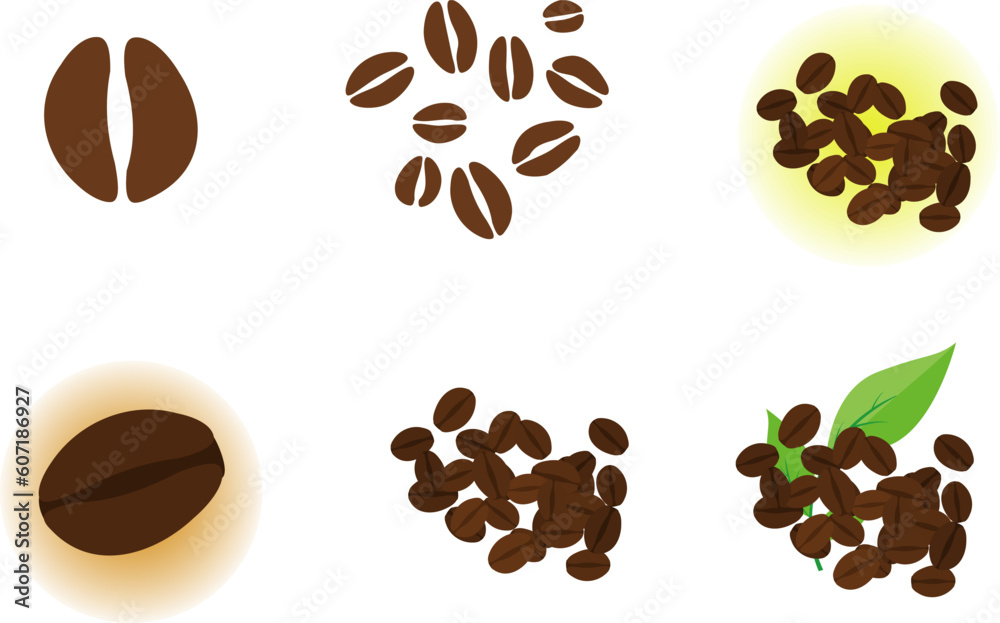 Fototapeta premium コーヒー豆セット3