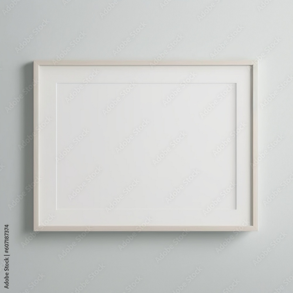 Empty picture frame with copy space for quotes, products, photos Generative AI Empty picture frame with copy space for quotes, products, photos Generative AI