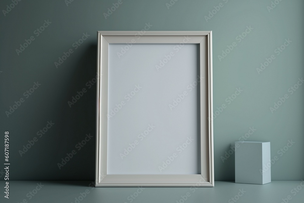Empty picture frame with copy space for quotes, products, photos Generative AI Empty picture frame with copy space for quotes, products, photos Generative AI