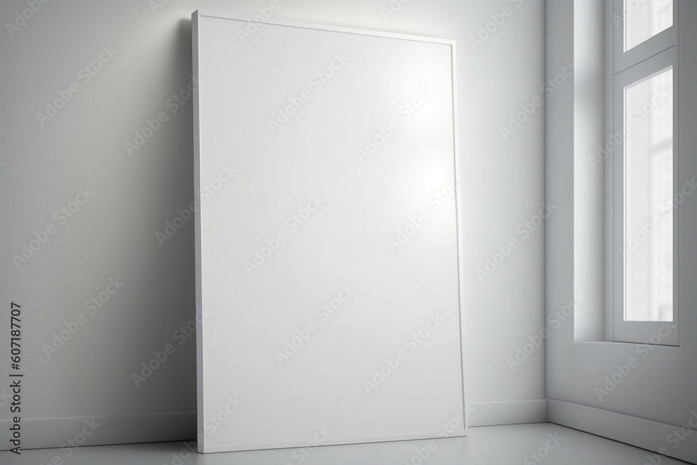 Empty picture frame with copy space for quotes, products, photos Generative AI Empty picture frame with copy space for quotes, products, photos Generative AI