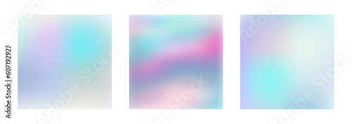Holographic Foil. Iridescent vector background. Fantasy colorful cards
