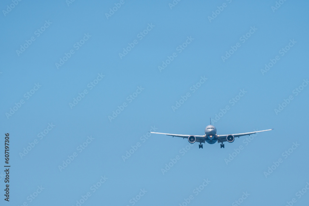 Airplane flying at sky, Airliner passing blue sky ,copy space. Airplane flying at sky, Airliner passing blue sky ,copy space.