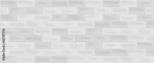 Ceramic gray mosaic wall tiles background. Gray mosaic tile texture. Vector illustration.