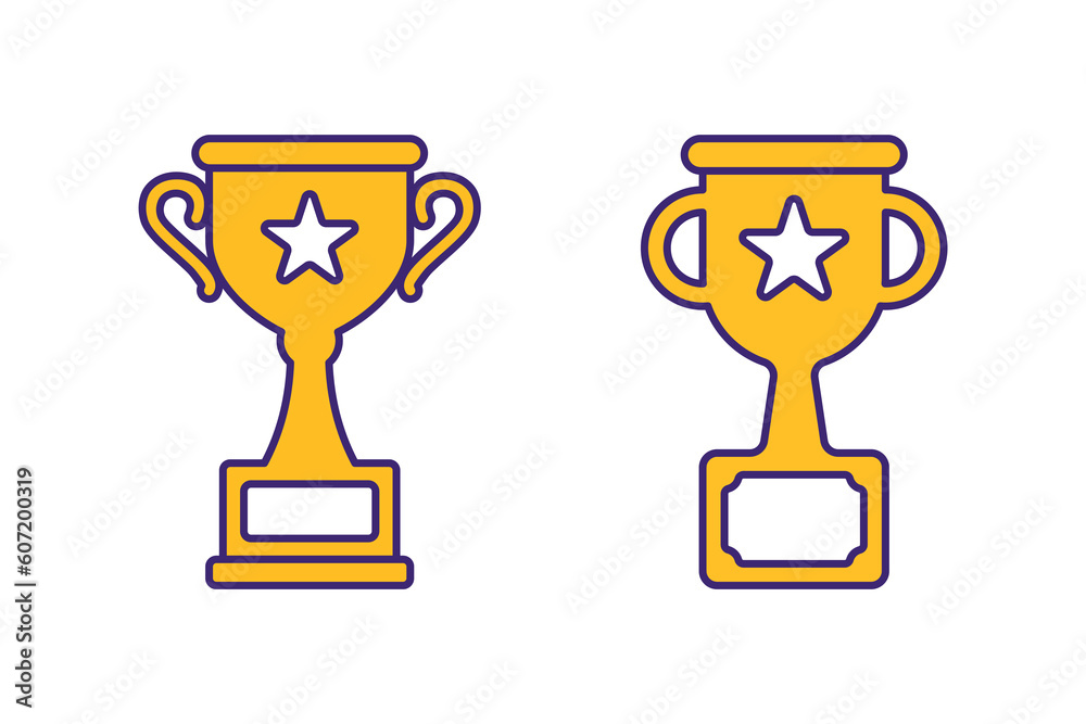 Elegant trophy elements for design. Elegant trophy elements for design.