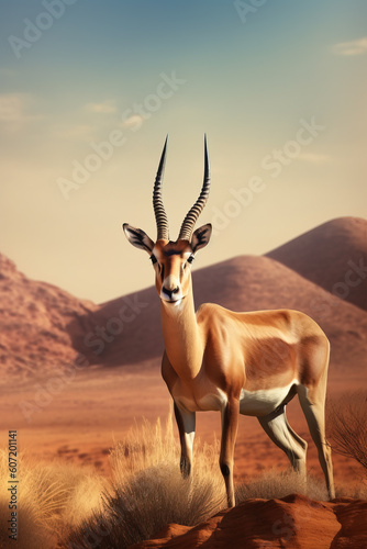 impala in the wild savannah