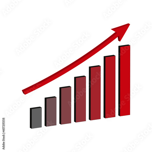 arrow graph. Business success. Growth stock diagram financial graph. Vector illustration. Free Download arrow graph. Business success. Growth stock diagram financial graph. Vector illustration. - GFXLoad