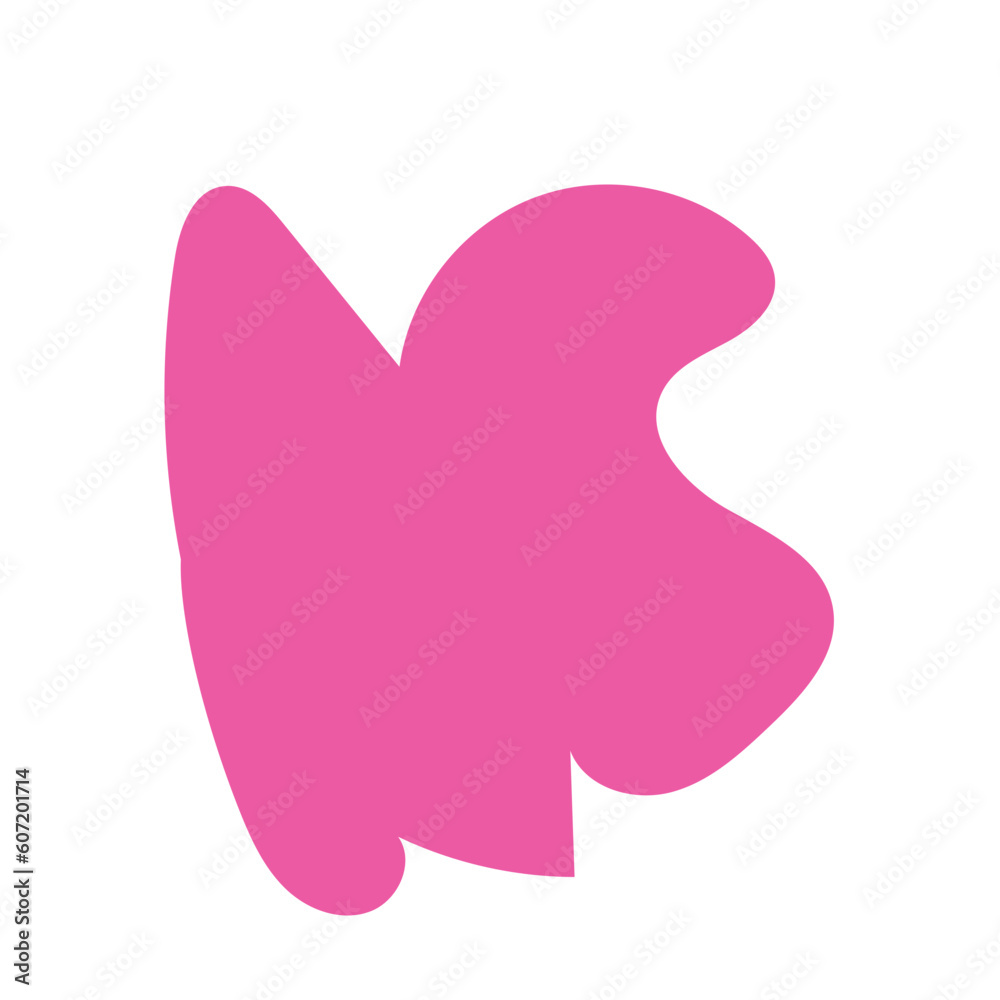 Pink abstract shape vector Pink abstract shape vector