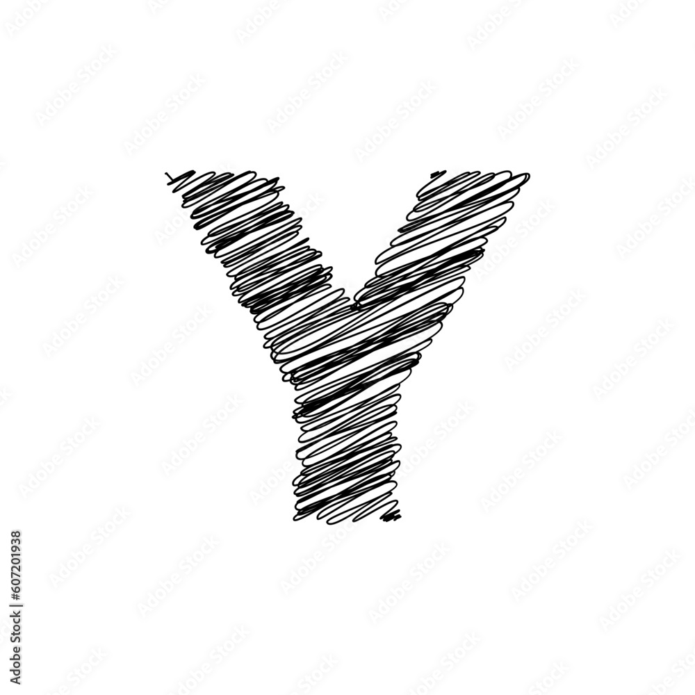 Alphabet scribble Alphabet scribble