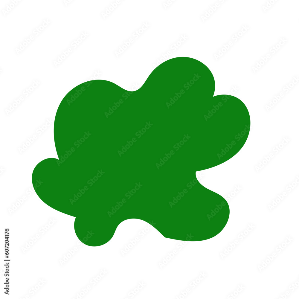 Green Abstract Blob Shapes Green Abstract Blob Shapes