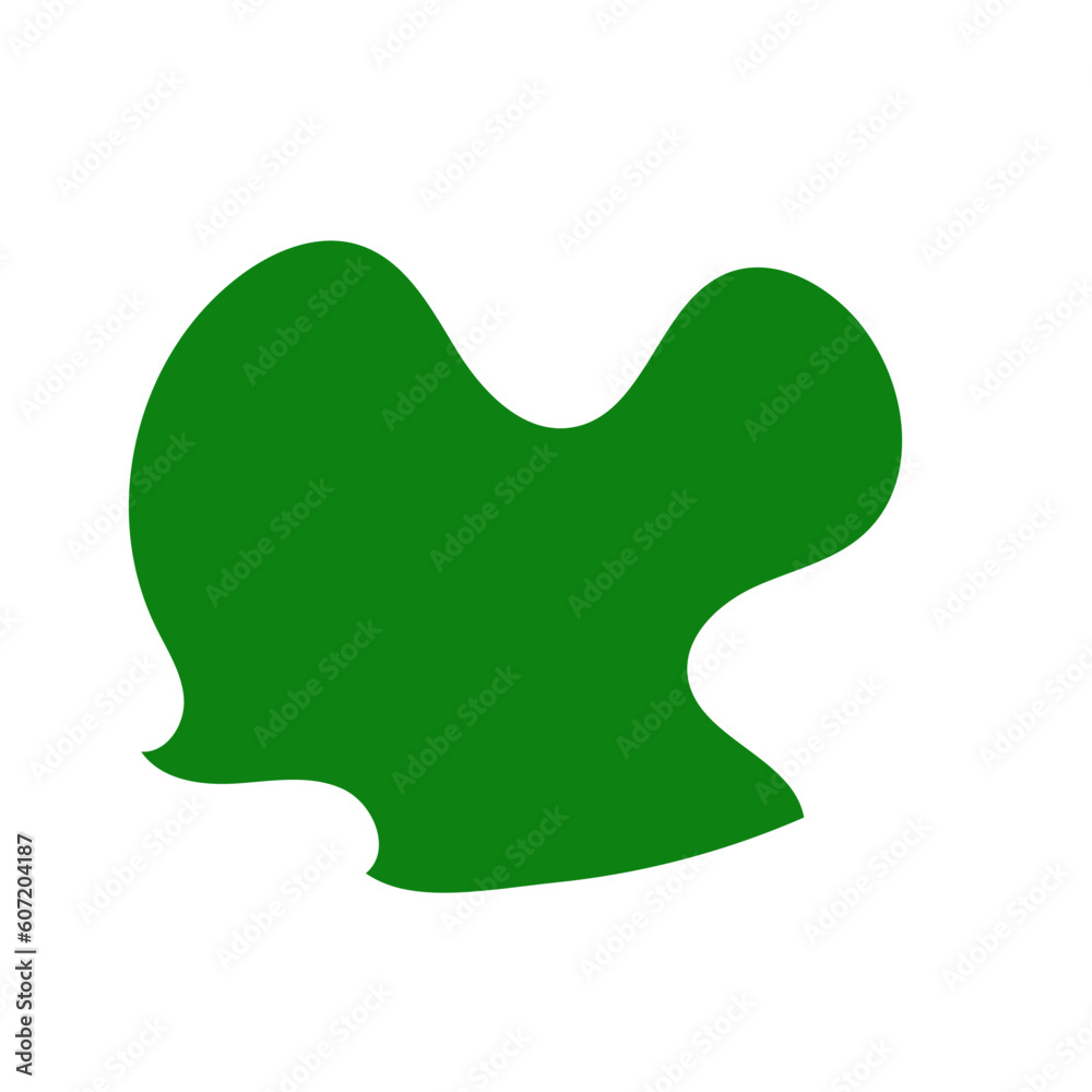 Green Abstract Blob Shapes Green Abstract Blob Shapes