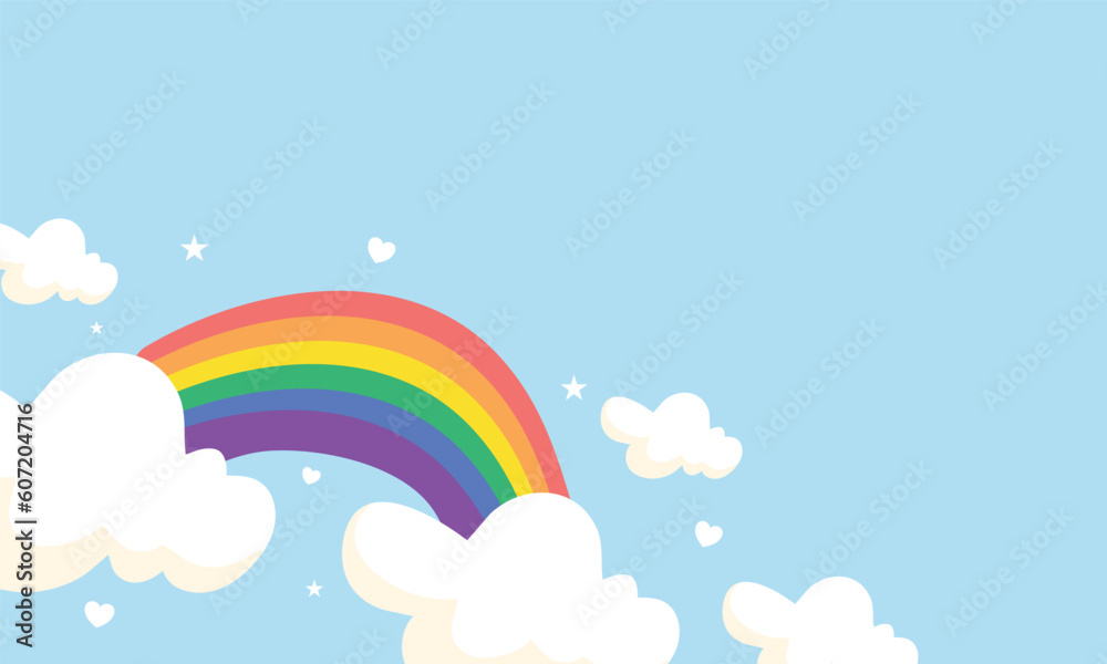 Vector LGBT banner for Happy lgbt PRIDE day vector. Pride month. Rainbow LGBTQ flag