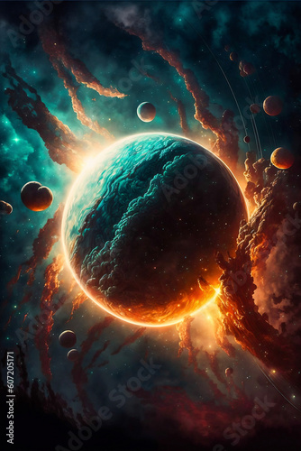 Erschaffung der Welt, der Erde, des Universums