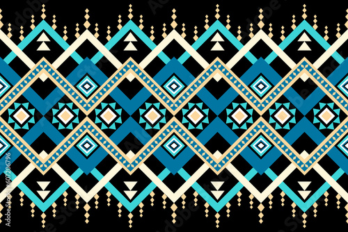 Traditional-style seamless geometric design for the background.
