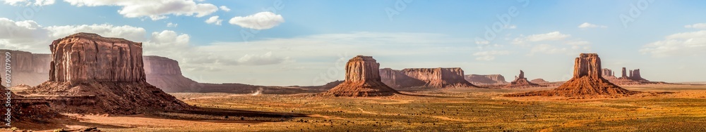 Panoramic of Monument Valley