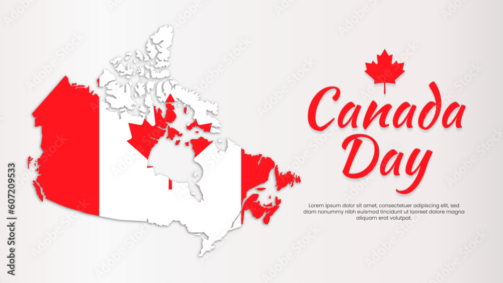 Maps Canada, Canada day greeting
