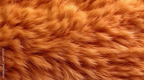 A Close-Up of Soft and Fluffy Animal Fur. Generative AI