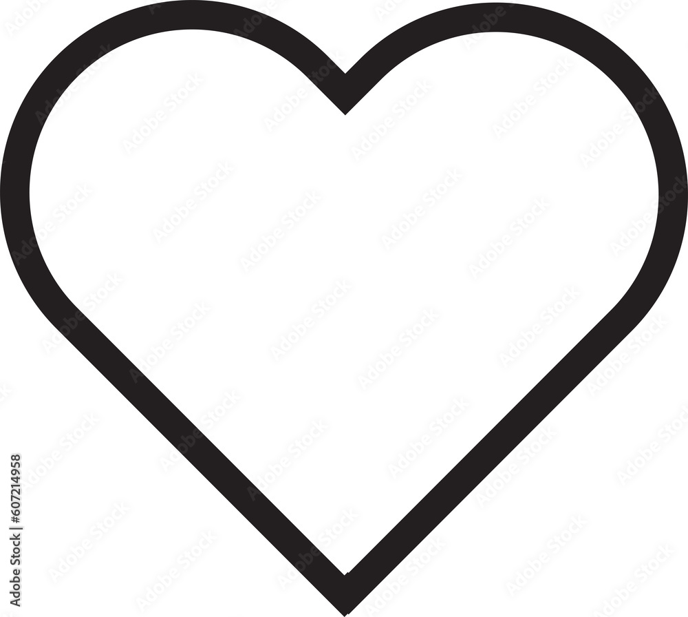 Heart flat style Icon Love Symbol Valentine's Day illustration Heart flat style Icon Love Symbol Valentine's Day illustration