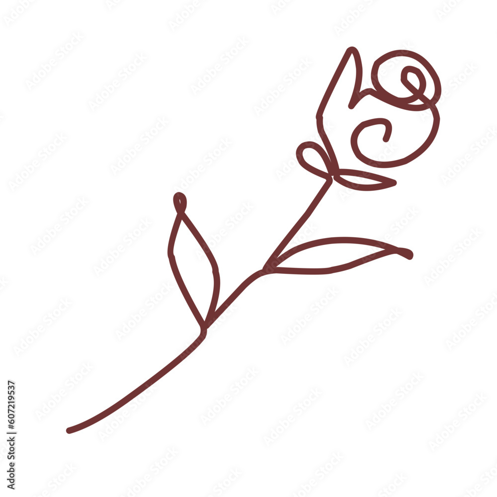 one line drawing of romantic elements. Bells wedding rings invitation rose dove love key gift padlock bottle wedding shoe cake heart wine glass heart with arrow color stains. Line art style  