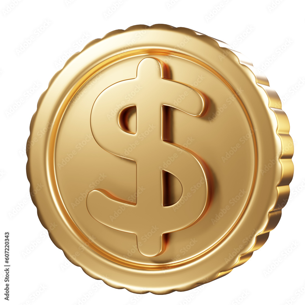 Gold coin, Tree money, 3d rendering illustration. Gold coin, Tree money, 3d rendering illustration.