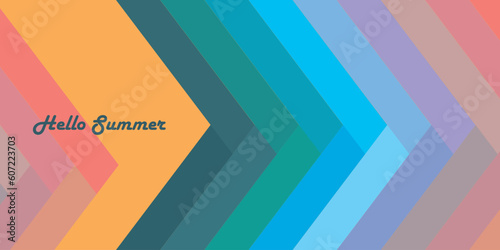 Abstract background design with summer theme