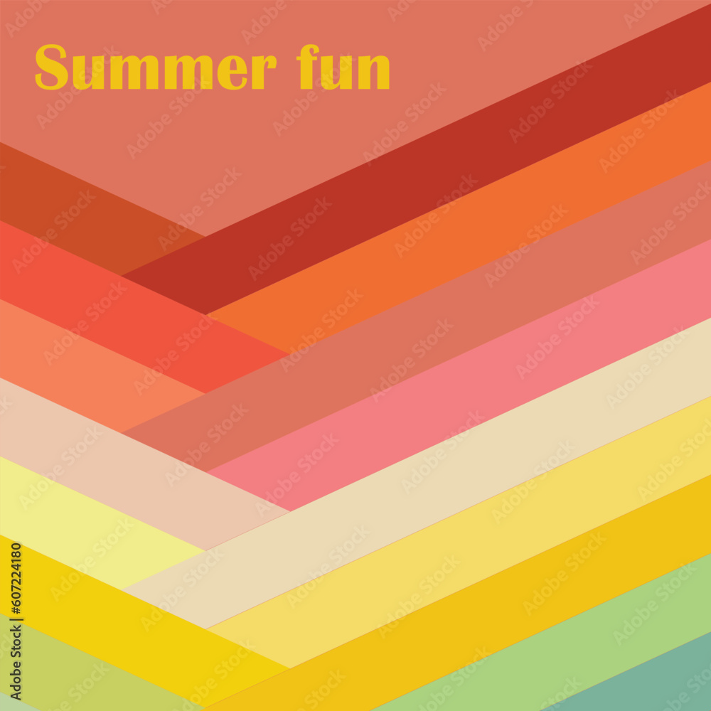 Abstract background design with summer theme Abstract background design with summer theme