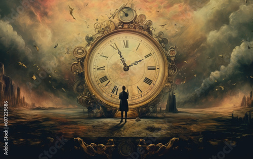 The time is Fly! Created with Generative AI Technology