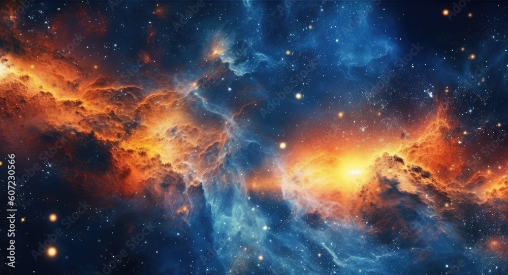 Galaxy and constellation in deep space. Stars and far galaxies background. Galaxy and constellation in deep space. Stars and far galaxies background.
