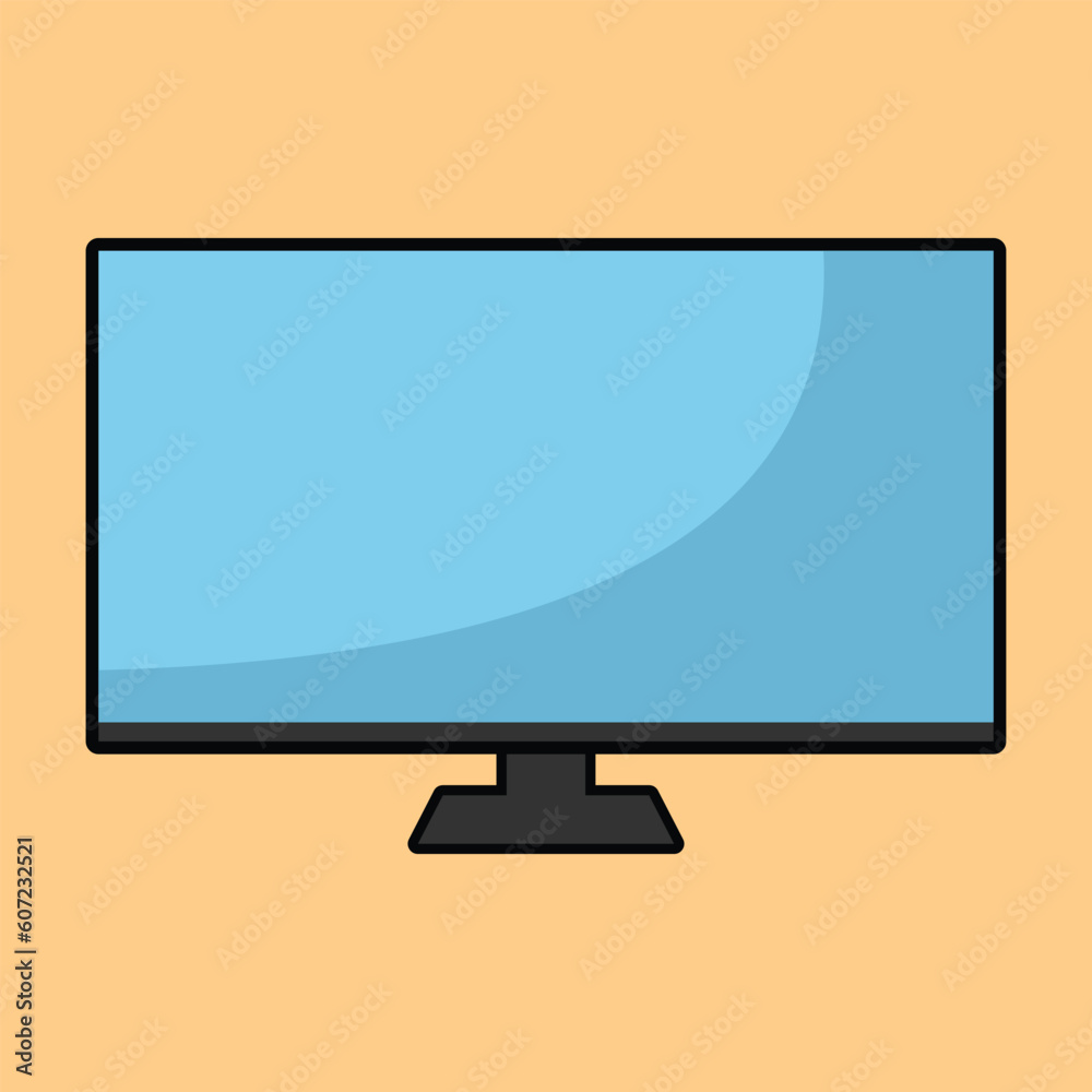 TV screen Vector, LCD Monitor Screen Clip Art TV screen Vector, LCD Monitor Screen Clip Art