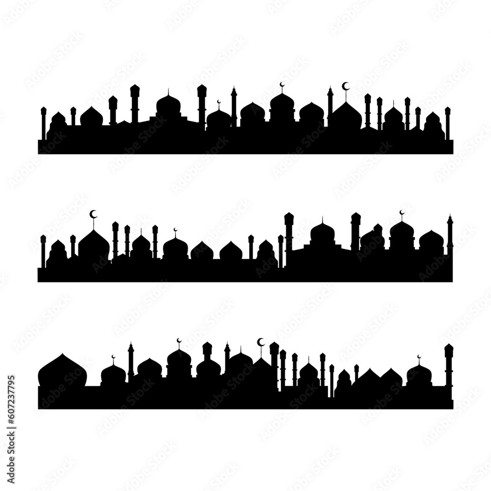 Mosque illustration, can be used as prayer symbol and qibla. Mosque illustration, can be used as prayer symbol and qibla.
