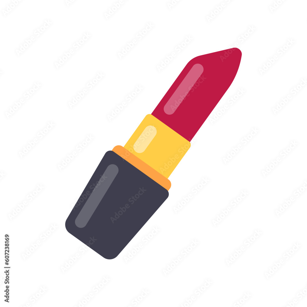 beauty equipment Bright red lipstick cosmetics change the color of a woman's lips to be beautiful. beauty equipment Bright red lipstick cosmetics change the color of a woman's lips to be beautiful.