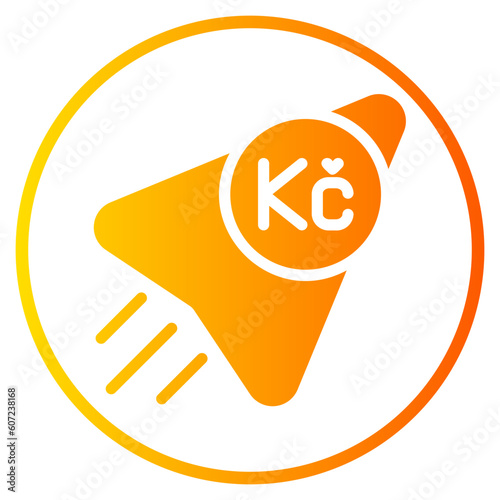 koruna gradient icon