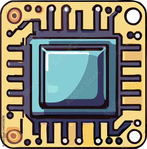 Cpu chip png graphic clipart design