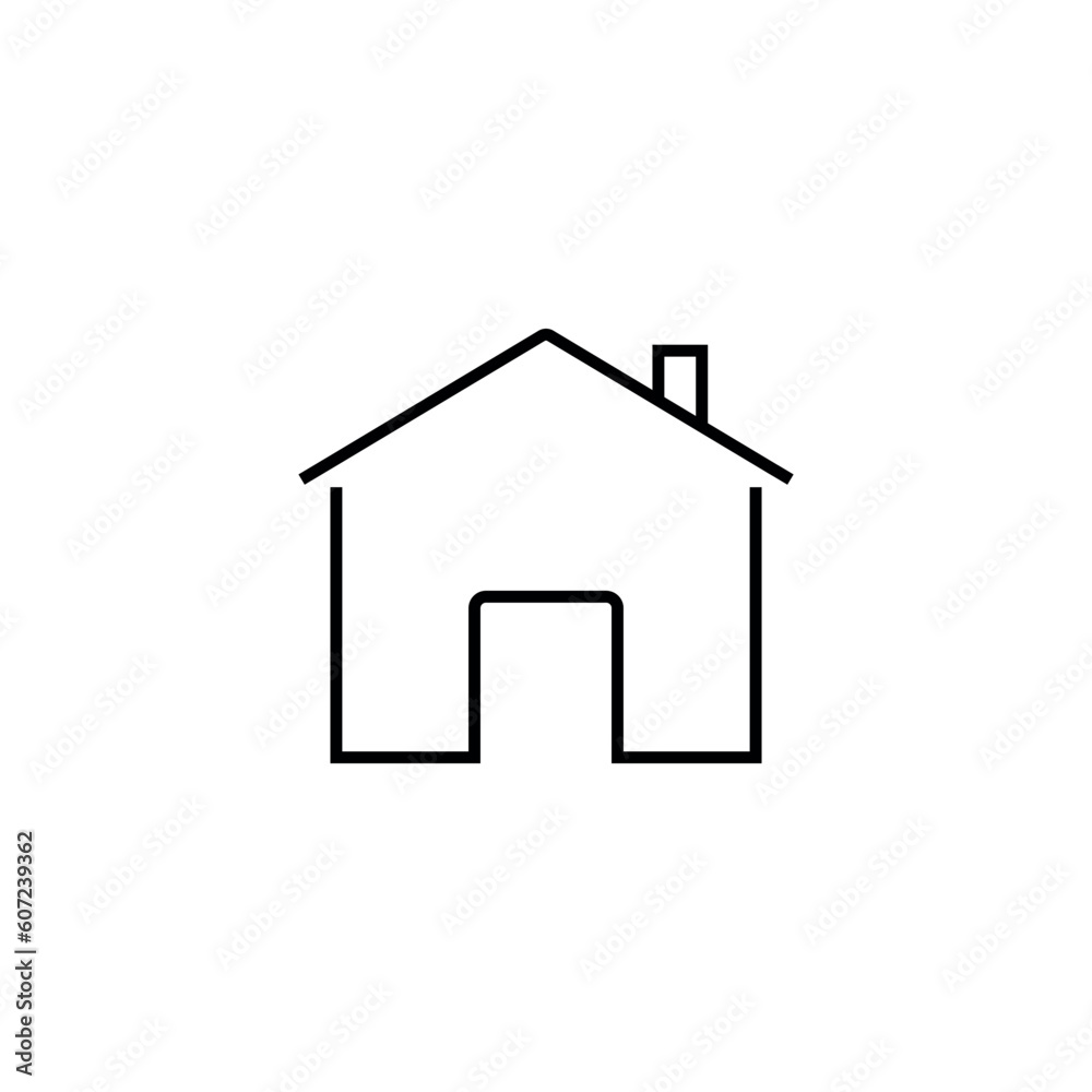 House line icon, logo vector House line icon, logo vector