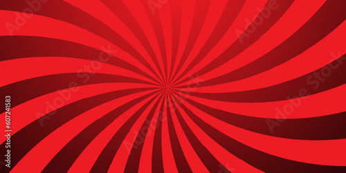 Retro sunburst background. Red sunburst rays background. used for the web,banner and cartoon etc. top view. 