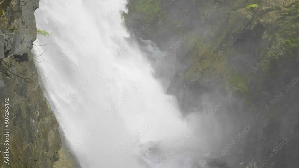 slow motion of a splendid waterfall in a wood in the Dolomites
slow motion of a splendid waterfall in a wood in the Dolomites